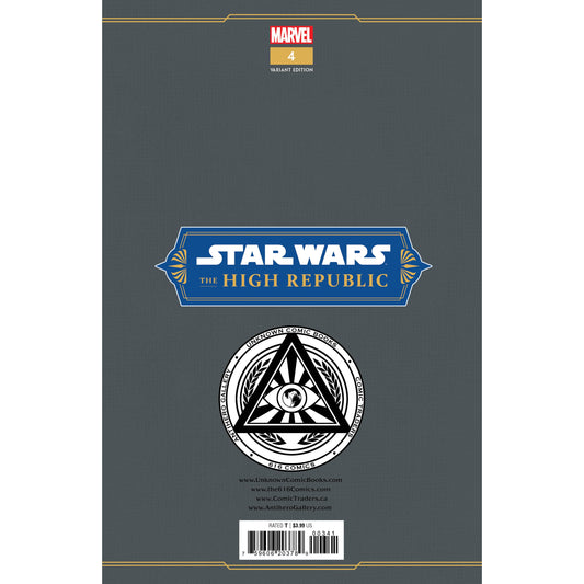 STAR WARS: THE HIGH REPUBLIC #4 UNKNOWN COMICS TYLER KIRKHAM EXCLUSIVE VIRGIN VAR (01/11/2023)