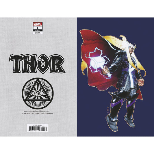 THOR #1 UNKNOWN COMICS EXCLUSIVE 3RD PTG VIRGIN VAR (09/09/2020)