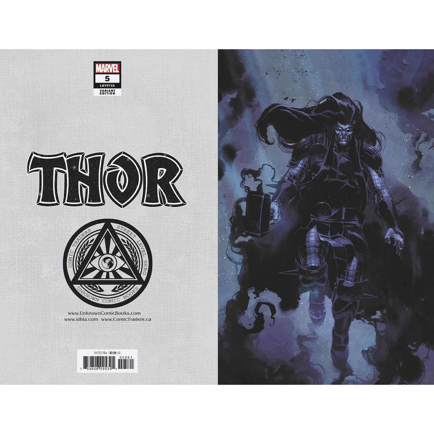 THOR #5 UNKNOWN COMICS EXCLUSIVE 3RD PTG KLEIN VIRGIN VAR (09/02/2020)