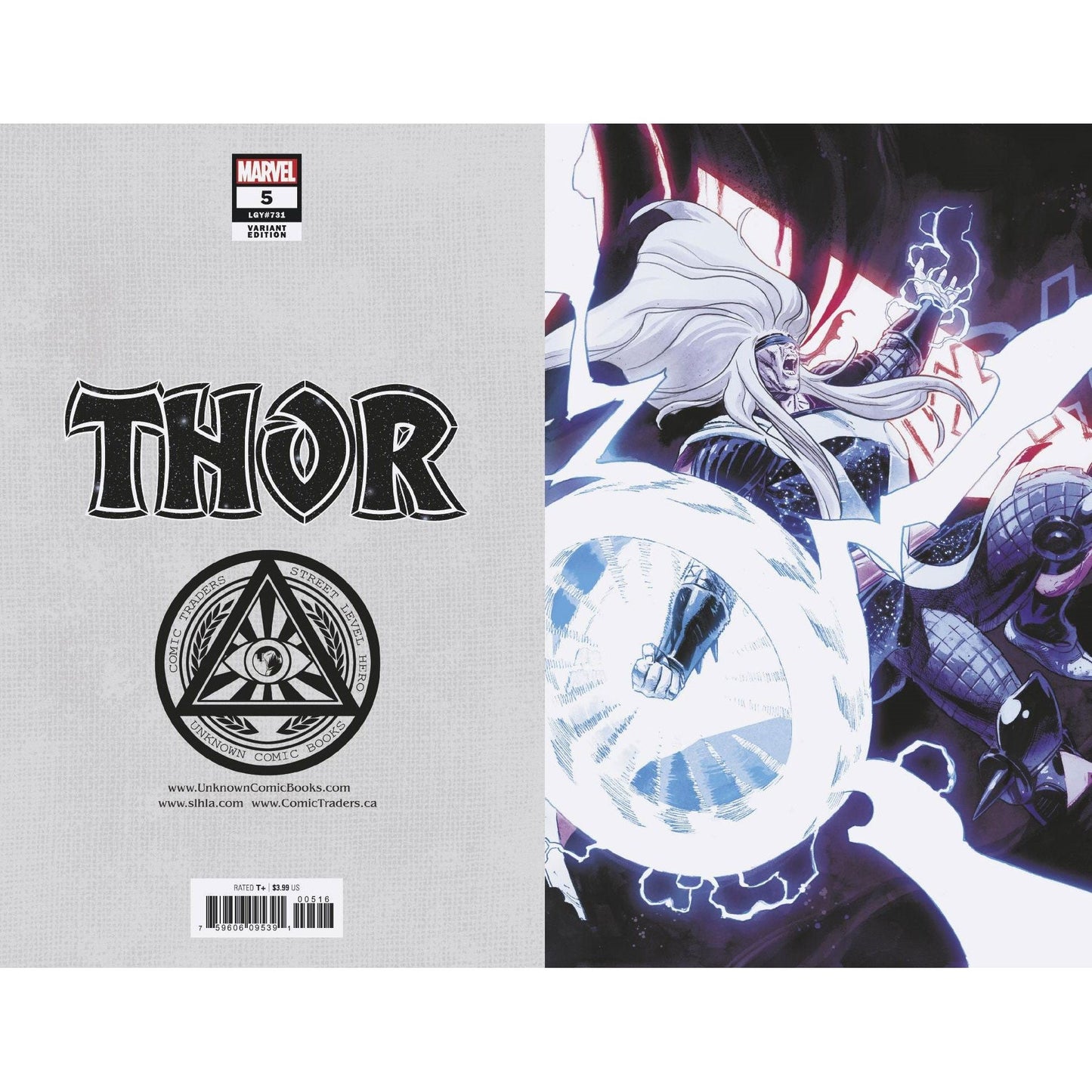 THOR #5 UNKNOWN COMICS EXCLUSIVE 4TH PTG VIRGIN VAR (09/23/2020)