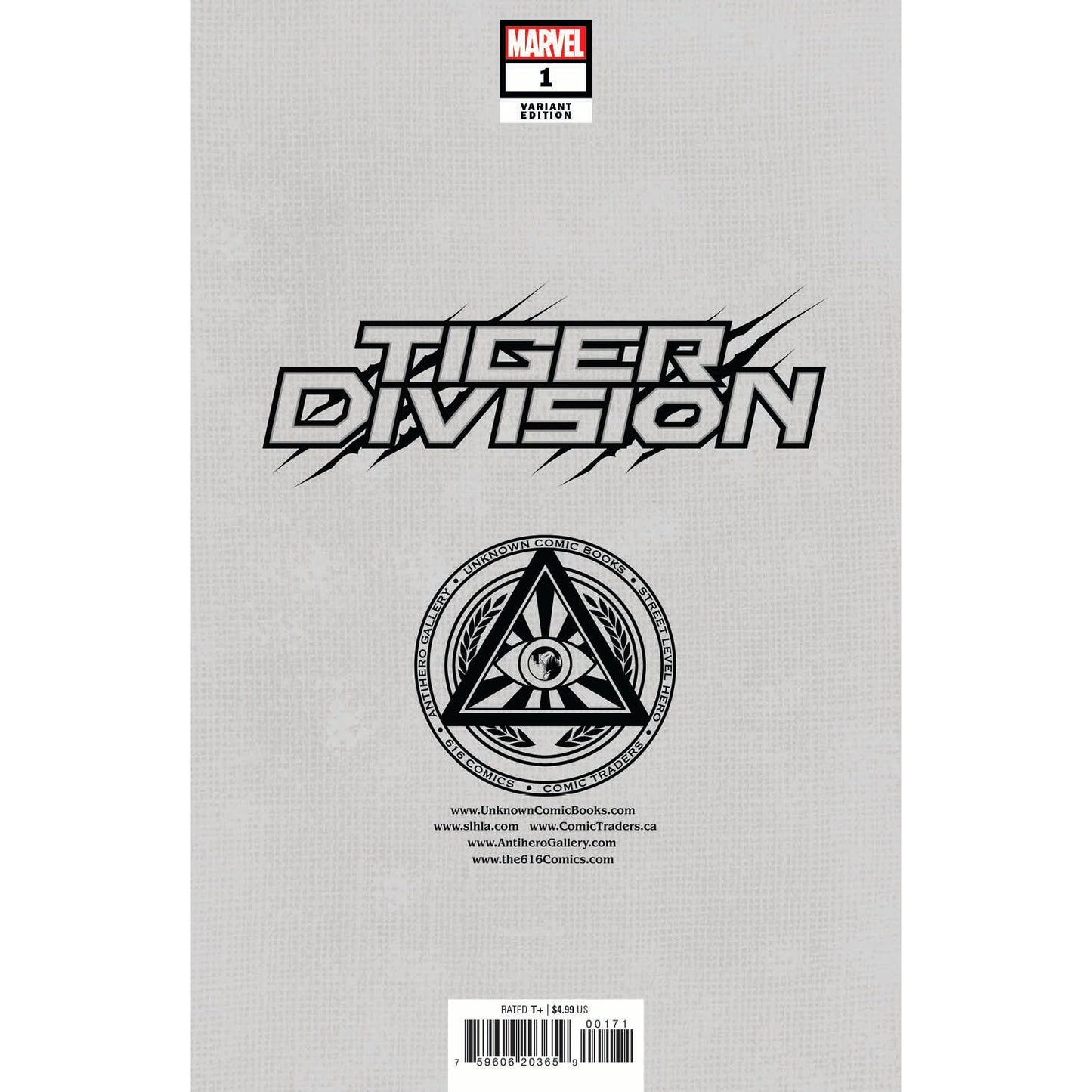 TIGER DIVISION #1 UNKNOWN COMICS LOBOS EXCLUSIVE VIRGIN VAR (11/02/2022)