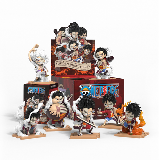 Mighty Jaxx Freeny's Hidden Dissectibles: One Piece Luffy's Gear edition - series six