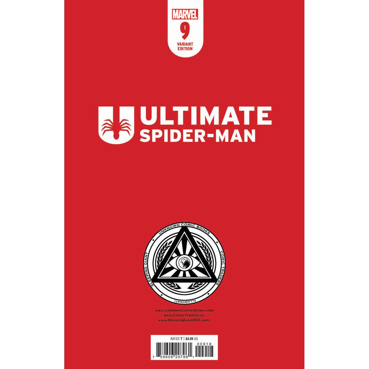 Ultimate Spider-Man #9 Unknown Comics Exclusive Mirka Andolfo Virgin Var (09/25/2024)