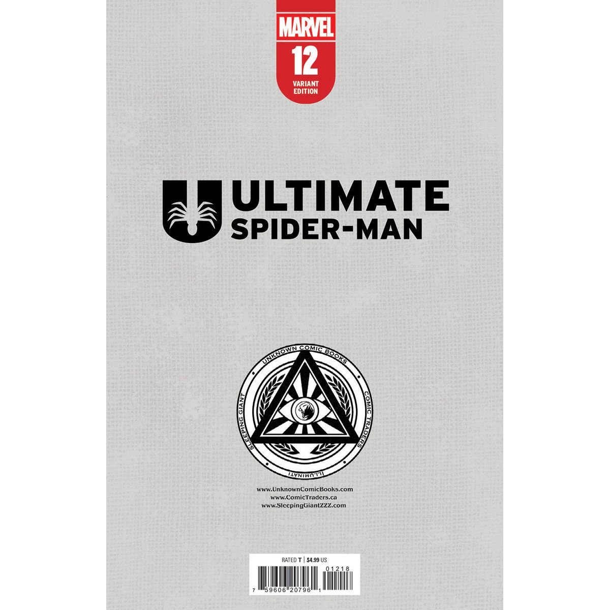 Ultimate Spider-Man #12 Unknown Comics Leirix Exclusive Virgin Var (12/18/2024)