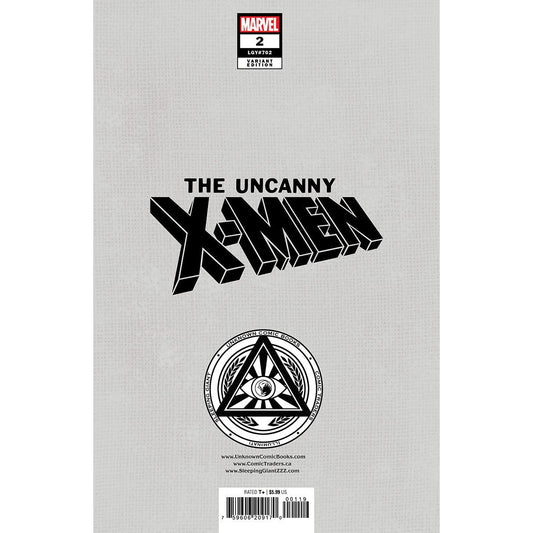 Uncanny X-Men #2 Unknown Comics Exclusive Nathan Szerdy Virgin Var (09/11/2024)