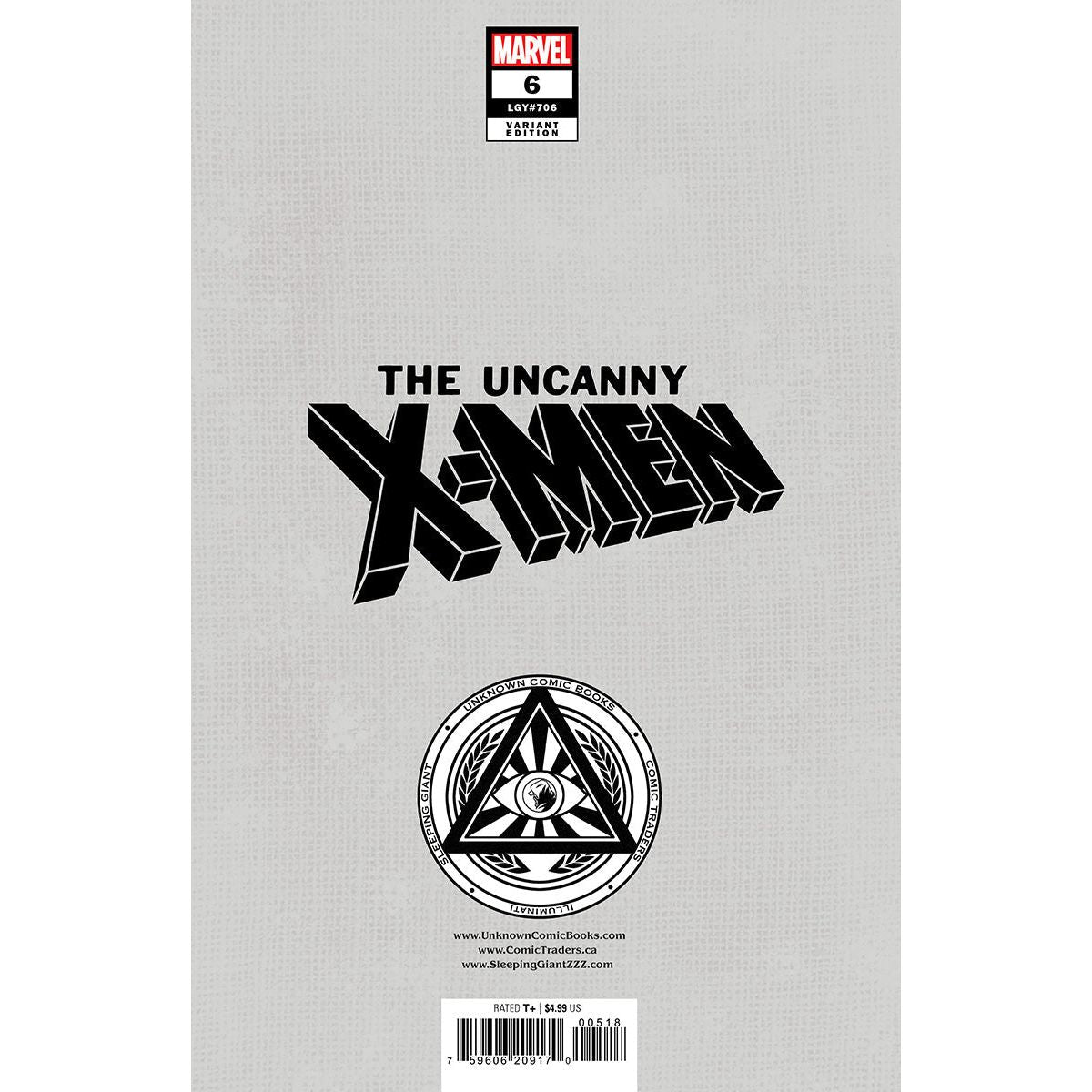 UNCANNY X-MEN #6 UNKNOWN COMICS TYLER KIRKHAM EXCLUSIVE VAR (11/27/2024)