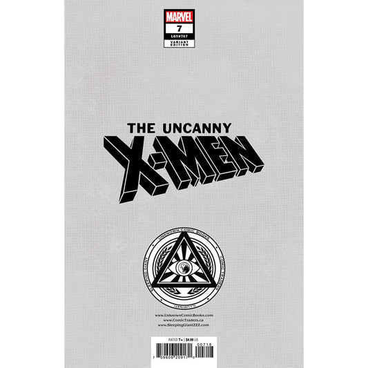 Uncanny X-Men #7 Unknown Comics David Nakayama Exclusive Virgin Var (12/11/2024)