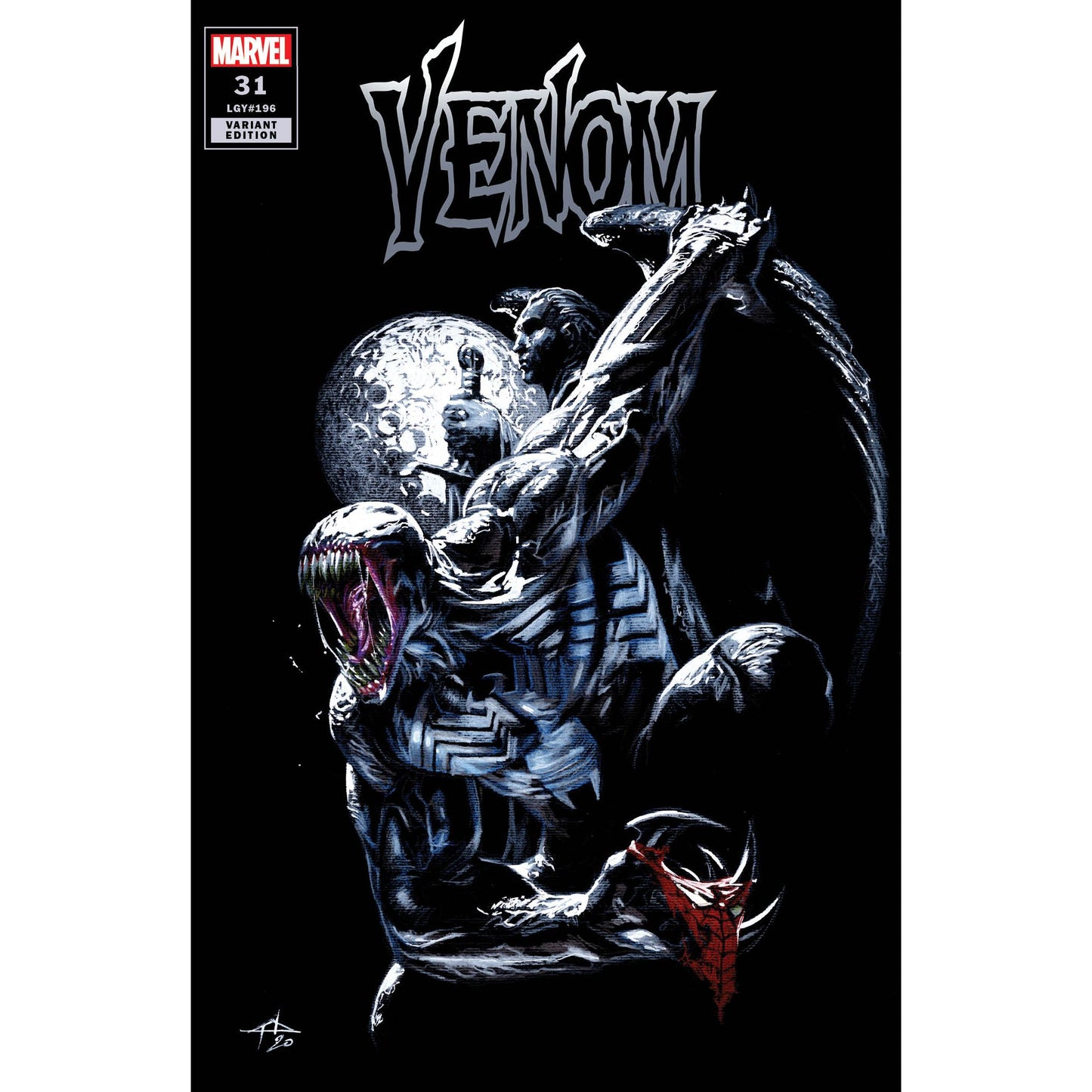 VENOM #31 UNKNOWN COMICS GABRIELE DELL'OTTO EXCLUSIVE VENOM VAR KIB (12/09/2020)