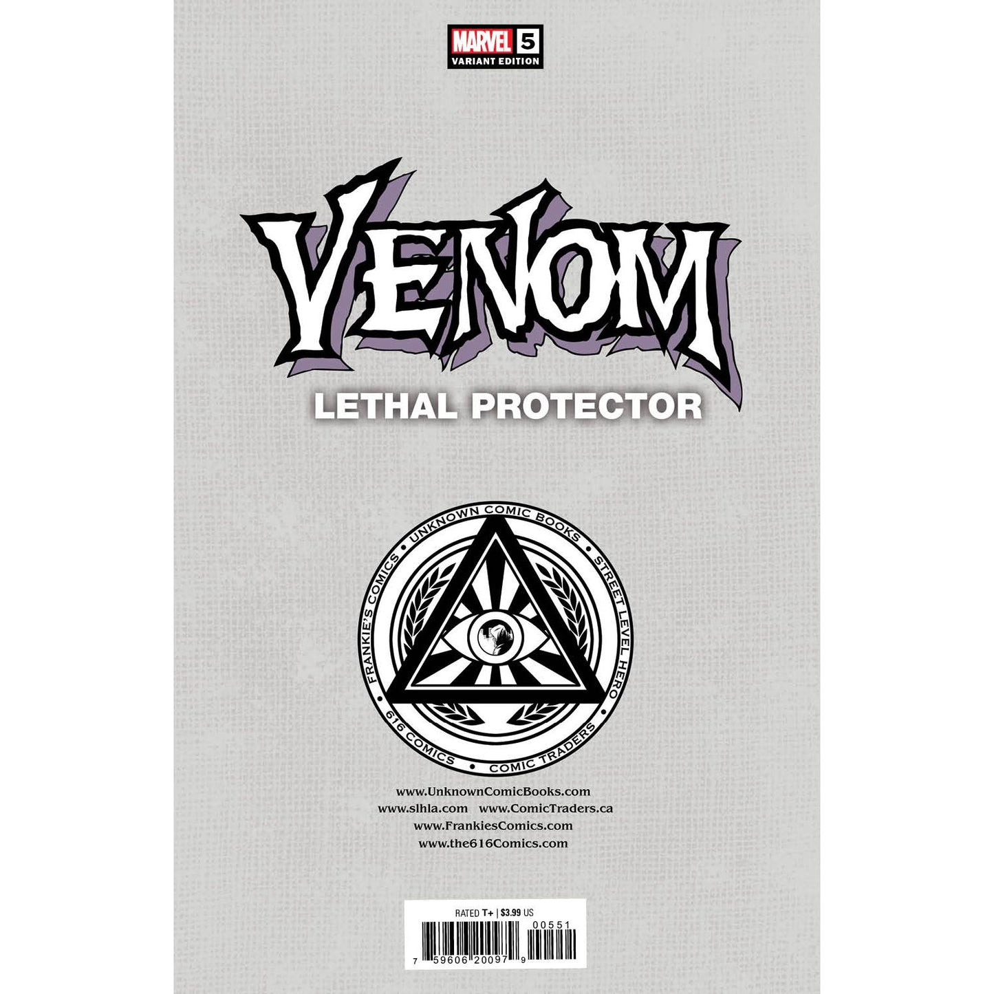 VENOM: LETHAL PROTECTOR #5 UNKNOWN COMICS TYLER KIRKHAM EXCLUSIVE VIRGIN VAR (08/10/2022)