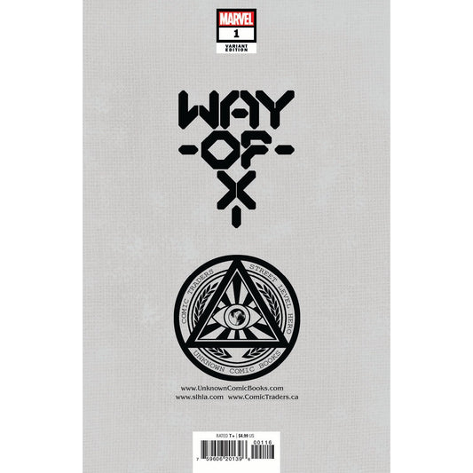 WAY OF X #1 UNKNOWN COMICS JAY ANACLETO EXCLUSIVE VIRGIN VAR (04/21/2021)