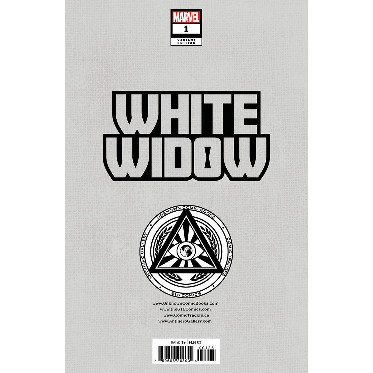 WHITE WIDOW #1 UNKNOWN COMICS MIGUEL MERCADO EXCLUSIVE VAR (11/01/2023) (12/27/2023)