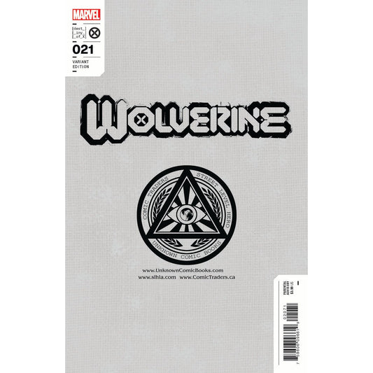 WOLVERINE 21 UNKNOWN COMICS FELIPE MASSAFERA EXCLUSIVE VAR (05/18/2022)