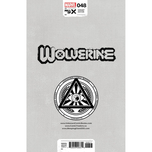 WOLVERINE #48 UNKNOWN COMICS MARCO MASTRAZZO EXCLUSIVE VAR (04/24/2024) - Plastic Empire