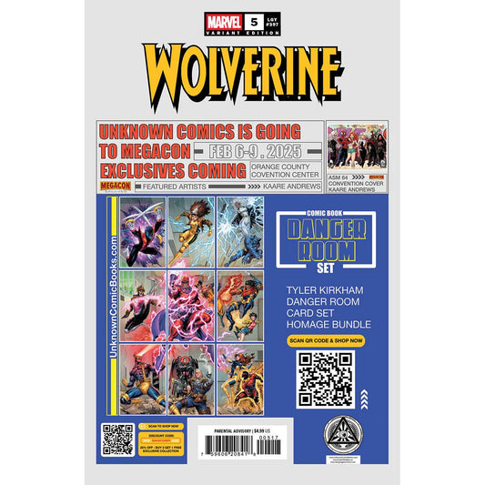 Wolverine #5 Unknown Comics Ejikure Exclusive Virgin Var (01/08/2025)