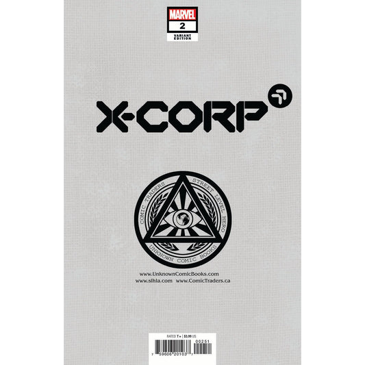 X-CORP #3 UNKNOWN COMICS STEPHEN SEGOVIA EXCLUSIVE VIRGIN VAR (07/14/2021)