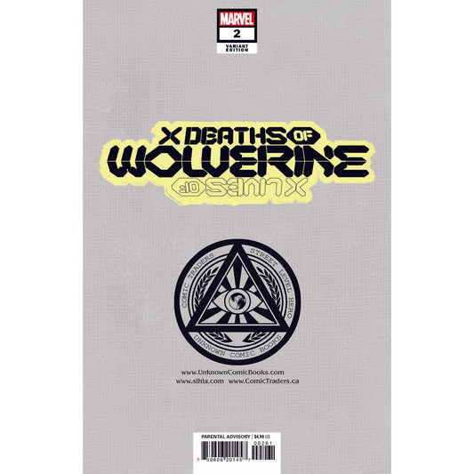 X Deaths Of Wolverine 2 Unknown Comics Ryan Stegman Exclusive Var (02/09/2022)