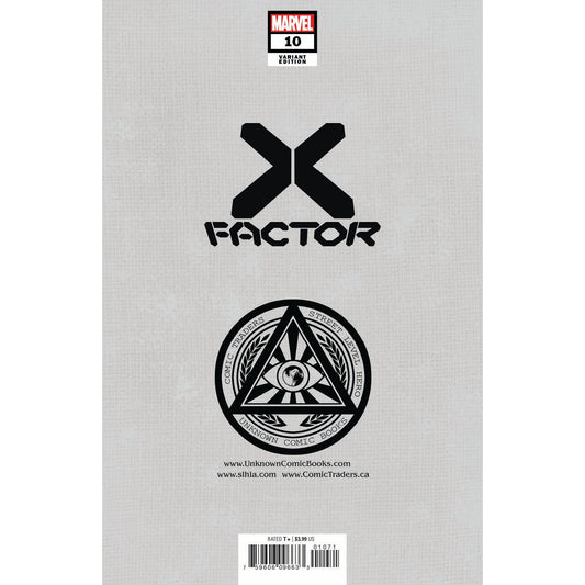 X-FACTOR #10 UNKNOWN COMICS CREEES EXCLUSIVE SPOILER VIRGIN VAR GALA (06/30/2021)