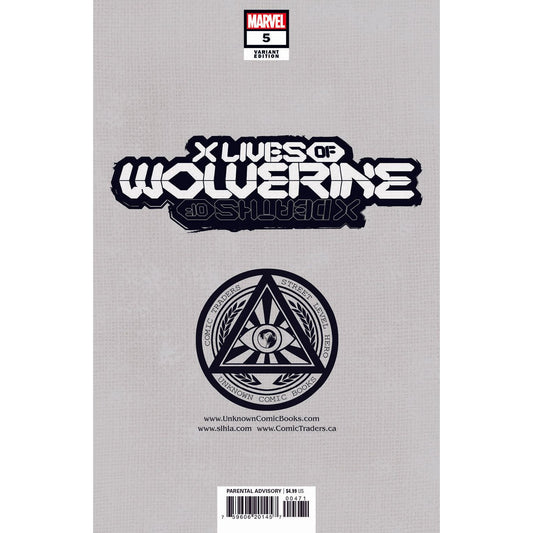 X Lives Of Wolverine 5 Unknown Comics Marco Turini Exclusive Var (03/16/2022)
