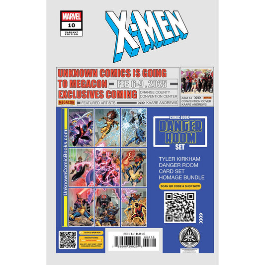 X-Men #10 Unknown Comics Kaare Andrews Exclusive Var (01/29/2025)