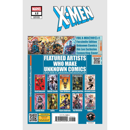 X-Men #12 Unknown Comic Tyler Kirkham Connecting Cover Exclusive Var (02/26/2025)
