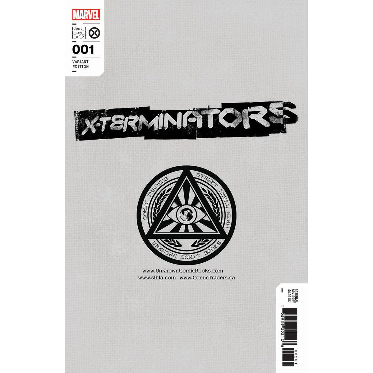 X-TERMINATORS #1 UNKNOWN COMICS DAVID NAKAYAMA EXCLUSIVE VAR (09/21/2022)