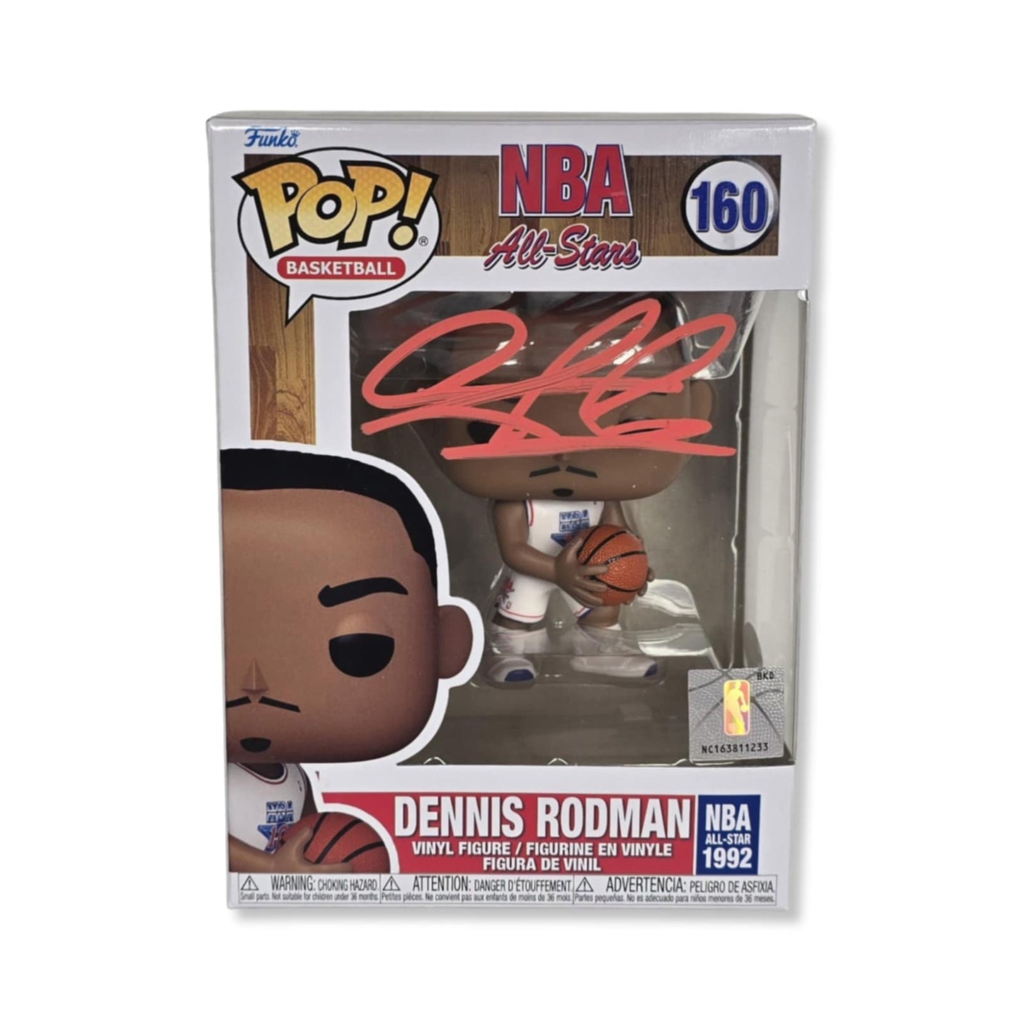 Dennis Rodman signed Funko Pop! NBA All-Stars #160 JSA Authenticated Autograph