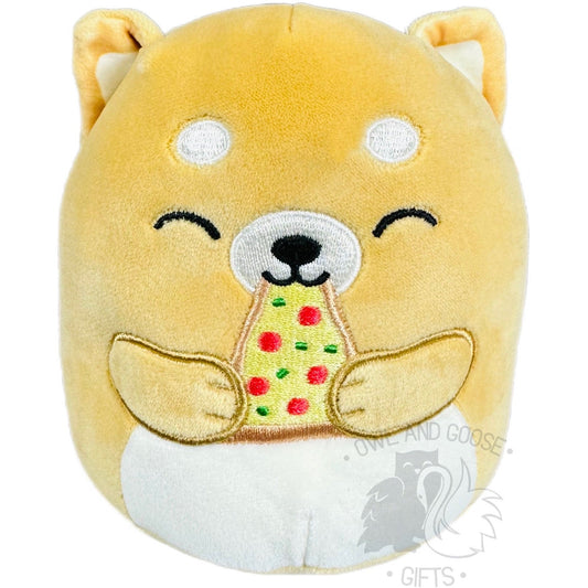 5 Inch Angie the Shiba Inu with Pizza Squishmallow