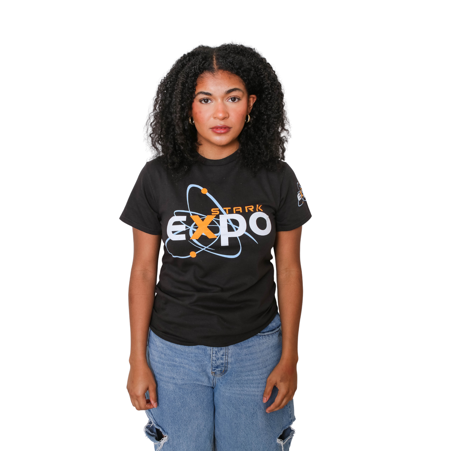 Iron Man Stark Expo Logo Marvel Adult T Shirt