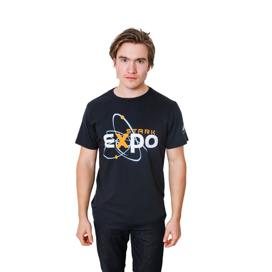 Iron Man Stark Expo Logo Marvel Adult T Shirt