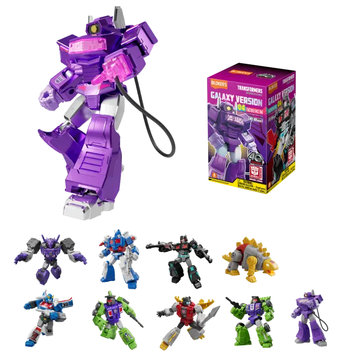 Blokees Transformers Galaxy Version Series 04 Fractured Space-Time Model Kit Blind Box