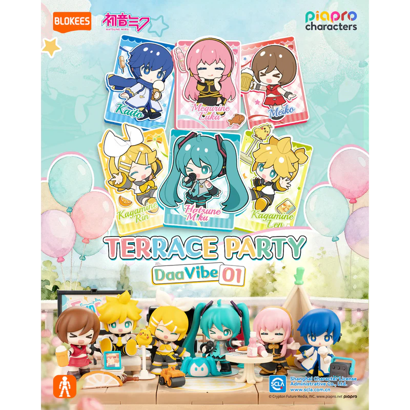 Blokees DaaVibe 01 Hatsune Miku Terrace Party Series Model Kit Blind Box