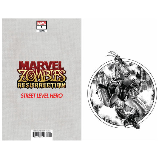 MARVEL ZOMBIES RESURRECTION #1 (OF 4) UNKNOWN COMICS MICO SUAYAN EXCLUSIVE B&W VIRGIN VAR (09/02/2020)