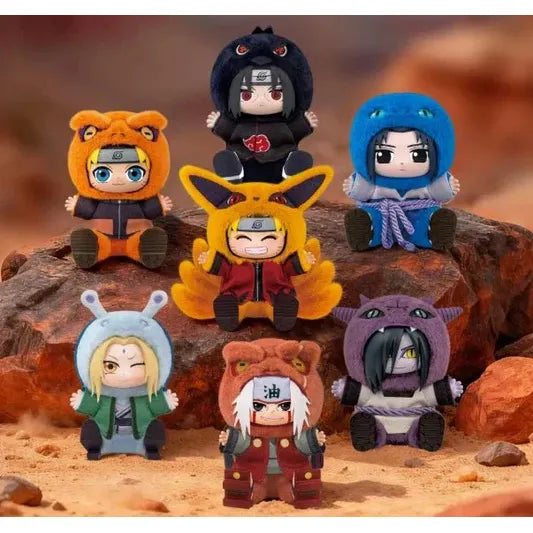 Plastic Empire Naruto Shippuden Beast Series 2 plush blind box with sitting Naruto character from the Cute Beast collection.