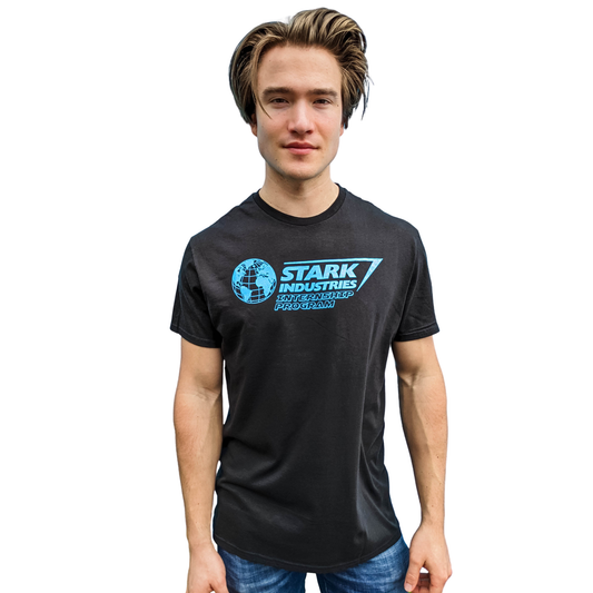 Iron Man Stark Industries Intern Marvel Adult T Shirt