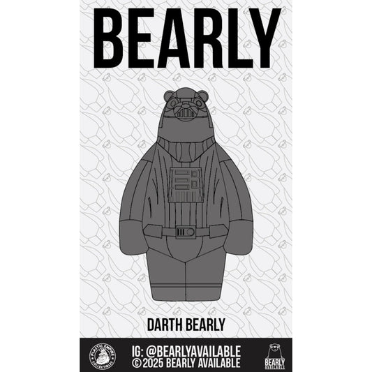 Bearly Available Darth Bearly PIN Plastic Empire Exclusive Pin LE 75 Chance of LE 25 Raw Metal Chase Pin