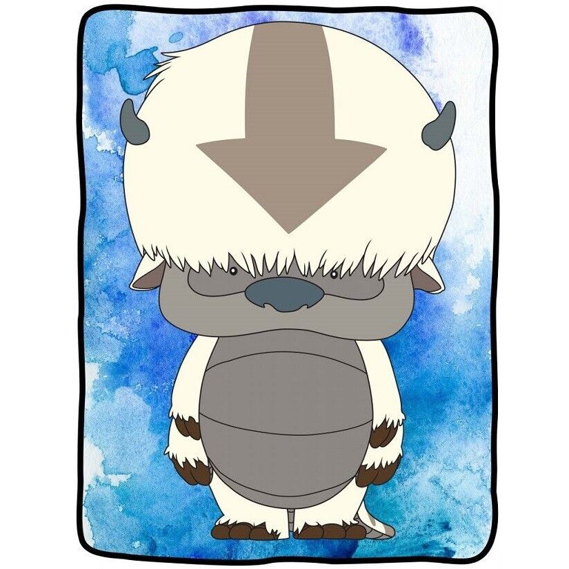 Avatar The Last Airbender Appa Nickelodeon Fleece Throw Blanket 45in by 60in