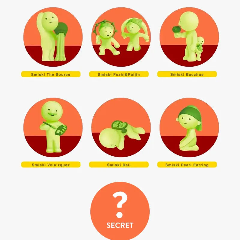 Smiski Museum Series Blind Box Minifigure