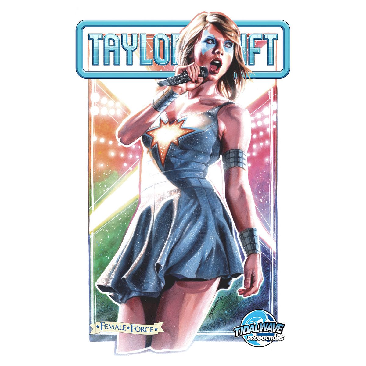 FEMALE FORCE TAYLOR SWIFT UNKNOWN COMICS STEVEN DEFENDINI EXCLUSIVE VAR (03/27/2024)