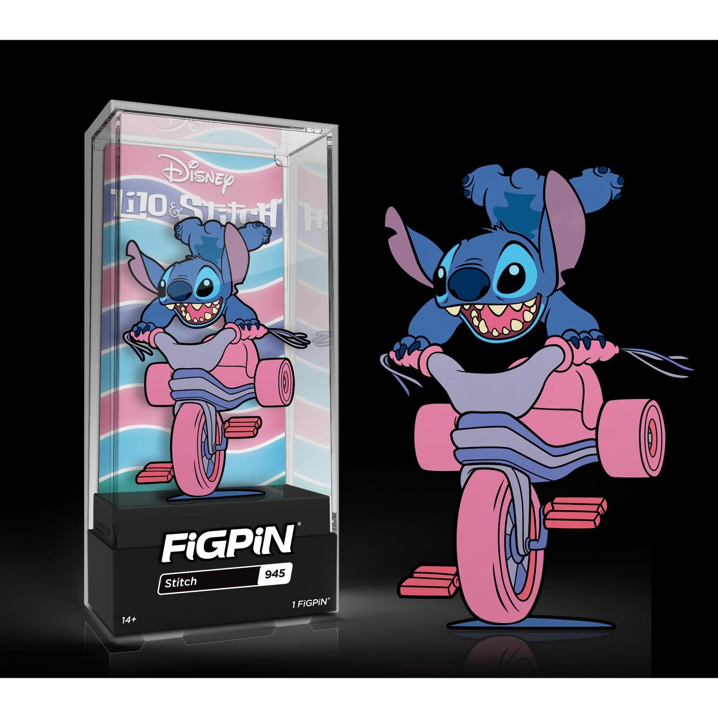 NYCC EXCLUSIVE 2022 FIGPIN STITCH TRICYCLE (945) PIN LE 1500 IN STOCK - Plastic Empire