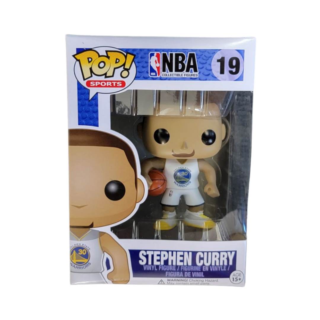 FUNKO POP! NBA STEPHEN CURRY #19 HOME (WHITE) JERSEY