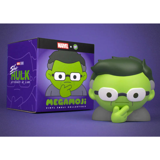 100% Soft Megamoji Marvel Smart Hulk Bust in stock