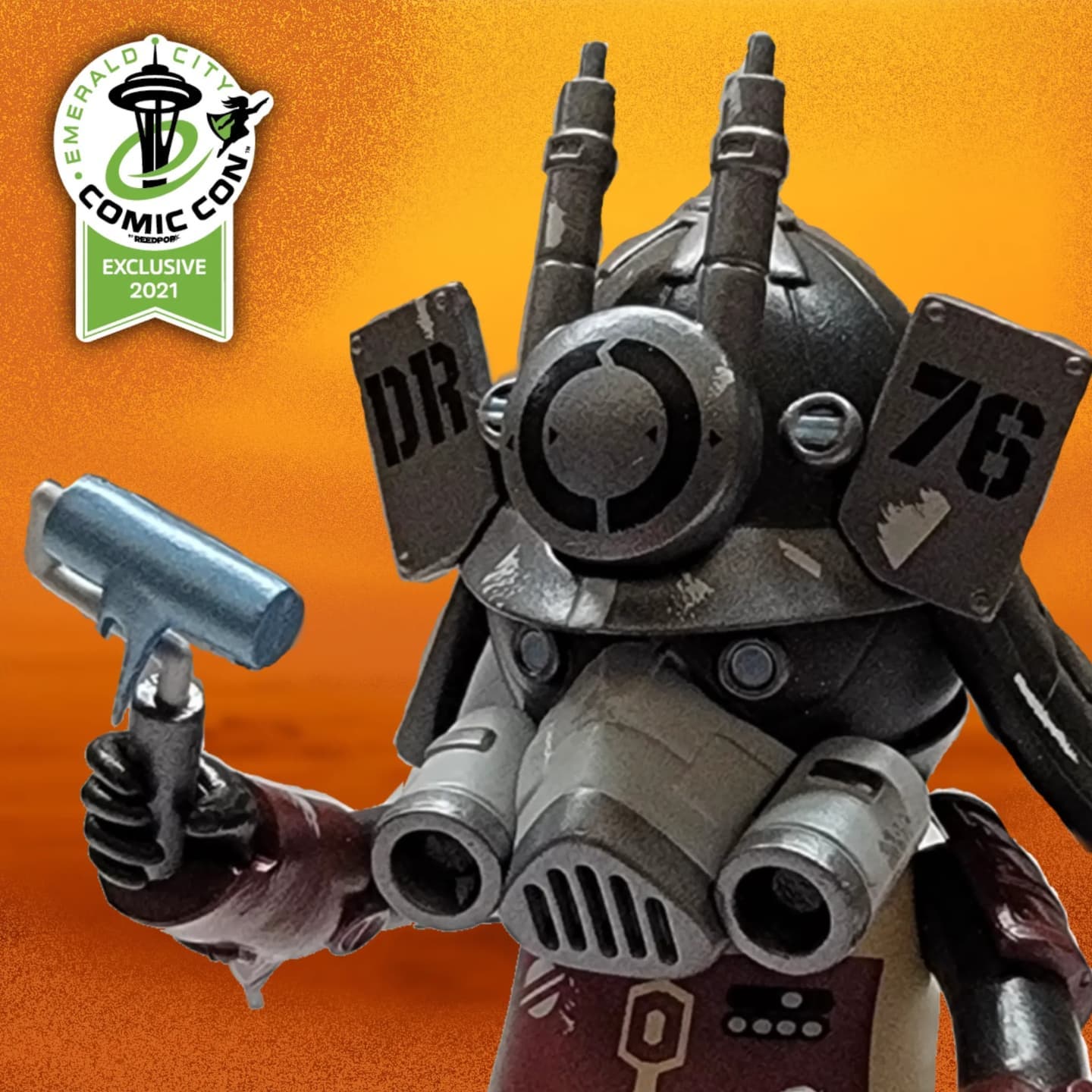 ECCC 2021 Ouroboros Mando76 6" Figure by Dragon76 x Martian Toys x Plastic Empire Exclusive IN STOCK - Plastic Empire