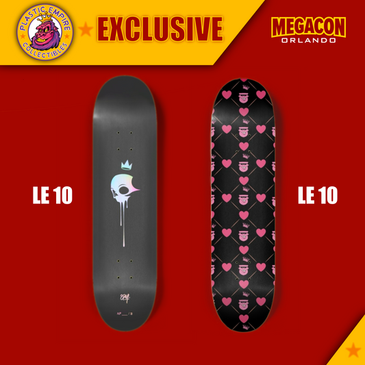 MegaCon Exclusive Jimmy and Kong Skatedecks