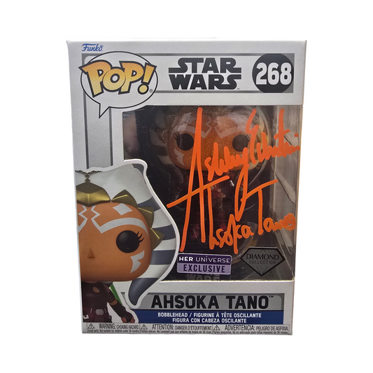Ashley Eckstein signed Ahsoka Tano Her Universe Exclusive Diamond Funko POP! Star Wars Clone Wars #268 JSA Authenticated autograph
