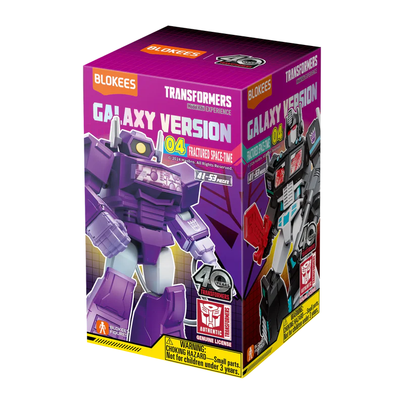 Blokees Transformers Galaxy Version Series 04 Fractured Space-Time Model Kit Blind Box