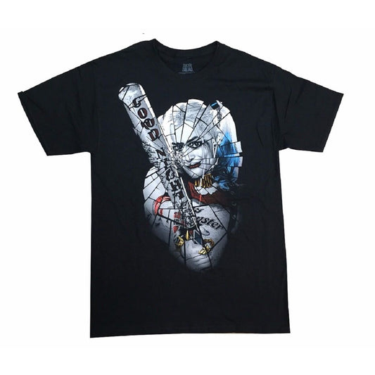 Suicide Squad Harley Quinn Shattered Glass Adult T-Shirt