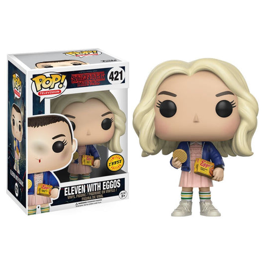 Funko Pop! CHASE Eleven w/Eggos Stranger Things 421 In Stock