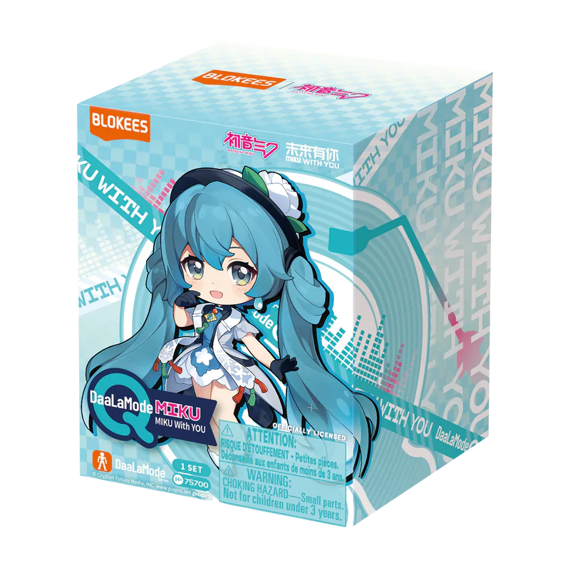 Blokees DaaLaMode Hatsune Miku Q Series MIKU WITH YOU Model Kit Blind Box