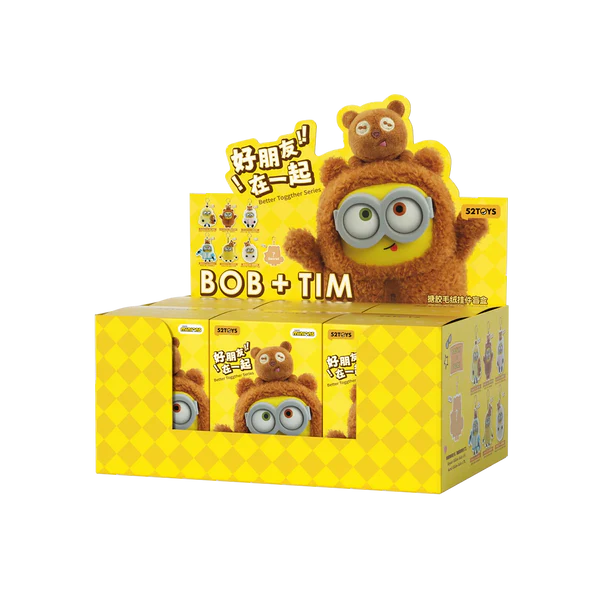 52Toys BOB & TIM – BEST BUDDIES FOREVER VINYL PLUSH KEYCHAIN Blind Box Full Case