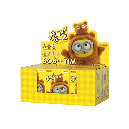 52Toys BOB & TIM – BEST BUDDIES FOREVER VINYL PLUSH KEYCHAIN Blind Box Full Case
